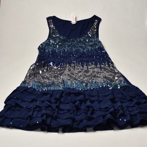Blue justice dress